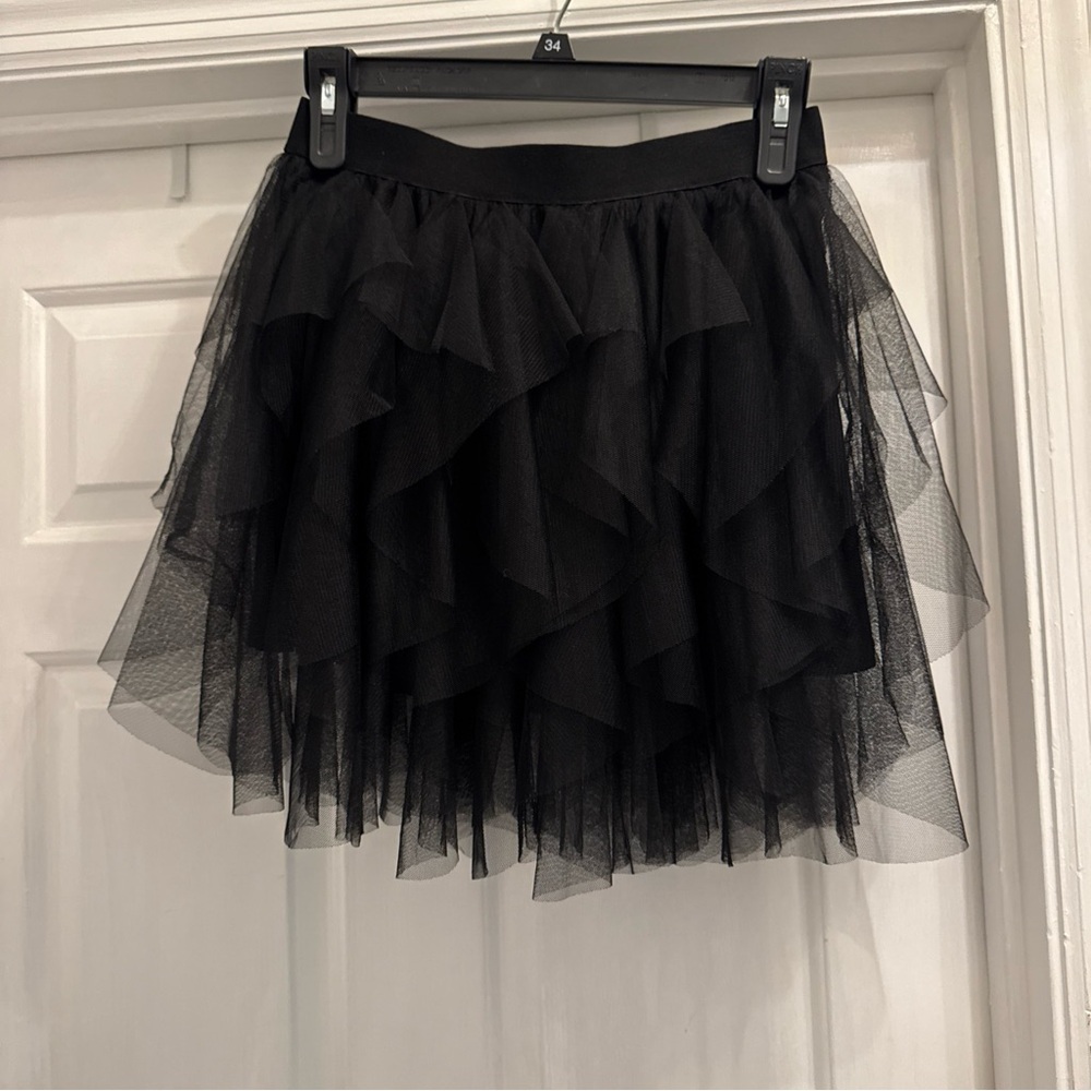 Mia New York Black Cascade Skirt Women’s Size Large NWT Boho Fairy Mystical